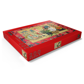 Alternative Darstellung des Puzzle-Motivs Club Patent Modiano – Puzzleteile: 200