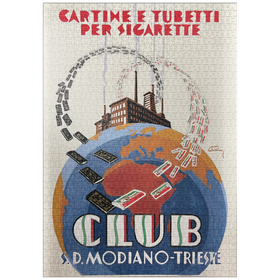 Darstellung des Puzzle Motivs Club World Modiano - Puzzleteile: 1000