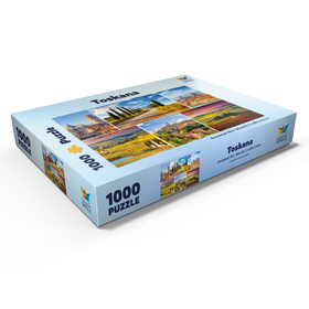 Alternative Darstellung des Puzzle-Motivs Toskana - Florenz, Siena und Pisa – Puzzleteile: 1000