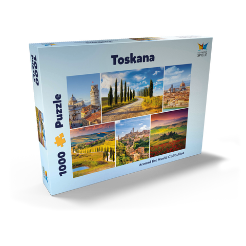 Toskana - Florenz, Siena und Pisa 1000 Puzzle Schachtel Ansicht2