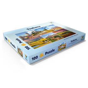 Alternative Darstellung des Puzzle-Motivs Toskana - Florenz, Siena und Pisa – Puzzleteile: 100