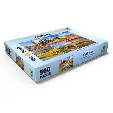 Toskana - Florenz, Siena und Pisa 500 Puzzle Schachtel Ansicht1