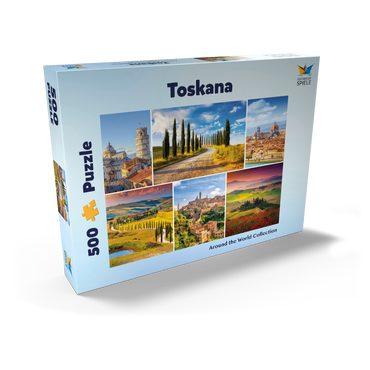 Toskana - Florenz, Siena und Pisa 500 Puzzle Schachtel Ansicht2