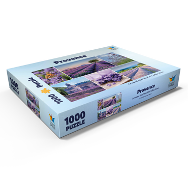Lavendelfelder in der Provence bei Valensole 1000 Puzzle Schachtel Ansicht1