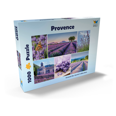 Lavendelfelder in der Provence bei Valensole 1000 Puzzle Schachtel Ansicht2