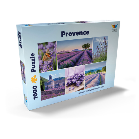 Lavendelfelder in der Provence bei Valensole 1000 Puzzle Schachtel Ansicht2