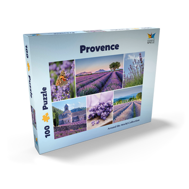 Lavendelfelder in der Provence bei Valensole 100 Puzzle Schachtel Ansicht2