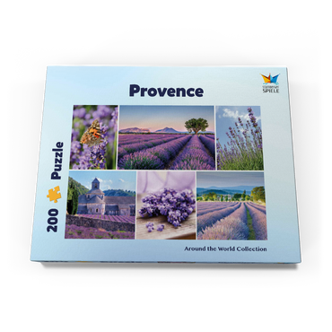 Lavendelfelder in der Provence bei Valensole 200 Puzzle Schachtel Ansicht3