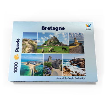 Bretagne - Mont Saint Michel, Saint Malo und Locronan 1000 Puzzle Schachtel Ansicht3