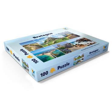 Bretagne - Mont Saint Michel, Saint Malo und Locronan 100 Puzzle Schachtel Ansicht1