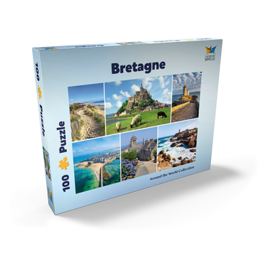 Bretagne - Mont Saint Michel, Saint Malo und Locronan 100 Puzzle Schachtel Ansicht2