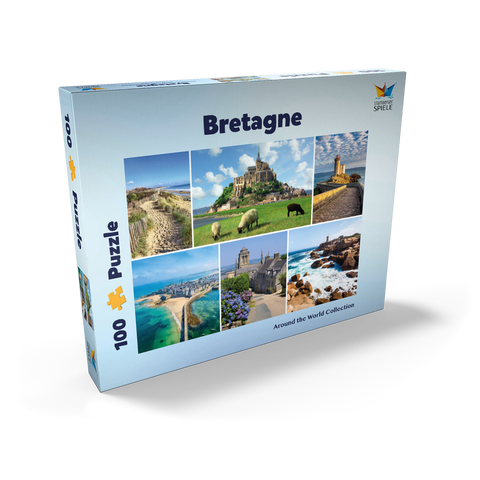 Bretagne - Mont Saint Michel, Saint Malo und Locronan 100 Puzzle Schachtel Ansicht2