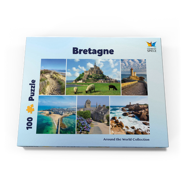 Bretagne - Mont Saint Michel, Saint Malo und Locronan 100 Puzzle Schachtel Ansicht3