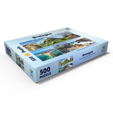 Bretagne - Mont Saint Michel, Saint Malo und Locronan 500 Puzzle Schachtel Ansicht1