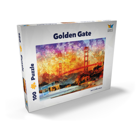 Golden Gate Bridge - San Francisco - Kalifornien 100 Puzzle Schachtel Ansicht2