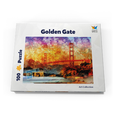Golden Gate Bridge - San Francisco - Kalifornien 100 Puzzle Schachtel Ansicht3