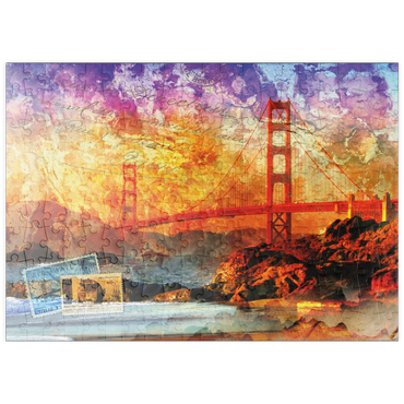 puzzleplate Golden Gate Bridge - San Francisco - Kalifornien 200 Puzzle