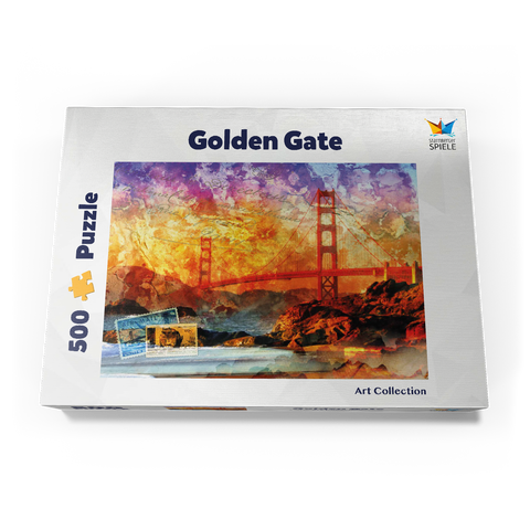 Golden Gate Bridge - San Francisco - Kalifornien 500 Puzzle Schachtel Ansicht3