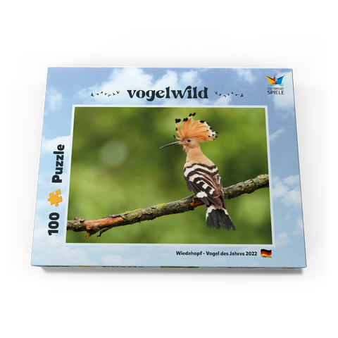 Wiedehopf - Vogel des Jahres 2022 100 Puzzle Schachtel Ansicht3