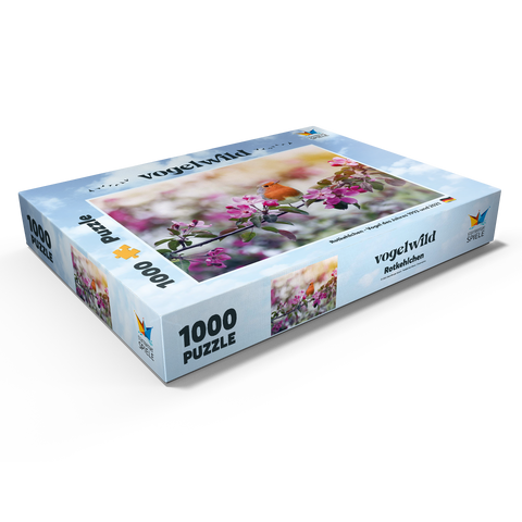 Rotkehlchen - Vogel des Jahres 2021 1000 Puzzle Schachtel Ansicht1