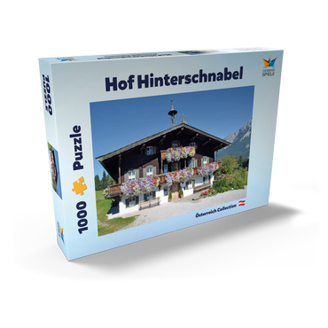 Bergdoktor-Praxis in Ellmau in Tirol, Wilder Kaiser, Österreich 1000 Puzzle Schachtel Ansicht2