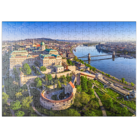 Darstellung des Puzzle-Motivs Burgpalst in Budapest, Ungarn - Unesco Weltkulturerbe – Puzzleteile: 200