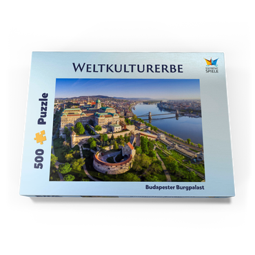 Burgpalst in Budapest, Ungarn - Unesco Weltkulturerbe 500 Puzzle Schachtel Ansicht3
