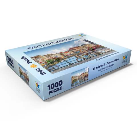 Grachten in Amsterdam - Unesco Weltkulturerbe 1000 Puzzle Schachtel Ansicht1
