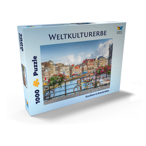 Grachten in Amsterdam - Unesco Weltkulturerbe 1000 Puzzle Schachtel Ansicht2
