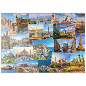 Darstellung des Puzzle-Motivs Weltkulturerbe Collage – Puzzleteile: 200