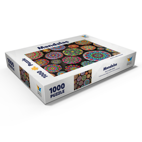 Alternative Darstellung des Puzzle-Motivs Bunte Mandala-Steine - Rock Painting – Puzzleteile: 1000