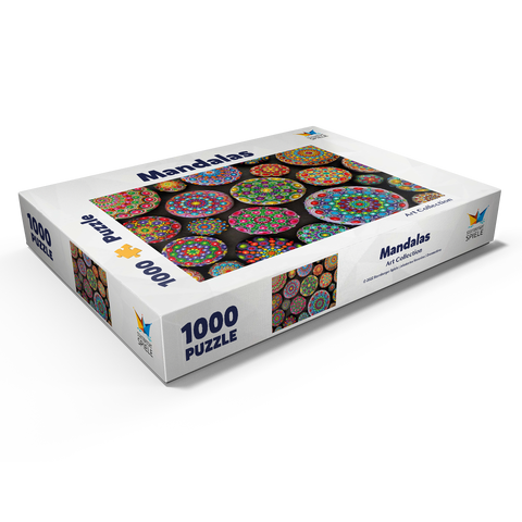 Bunte Mandala-Steine - Rock Painting 1000 Puzzle Schachtel Ansicht1