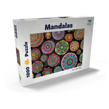 Bunte Mandala-Steine - Rock Painting 1000 Puzzle Schachtel Ansicht2