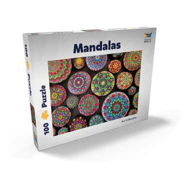 Bunte Mandala-Steine - Rock Painting 100 Puzzle Schachtel Ansicht2