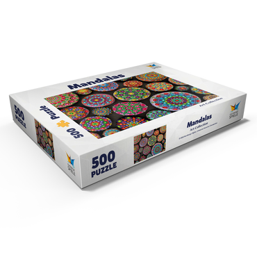 Bunte Mandala-Steine - Rock Painting 500 Puzzle Schachtel Ansicht1