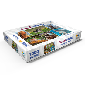 Darstellung des Puzzle Motivs Lustige Tiere - Collage No. 3 - Puzzleteile: 1000