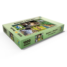 Alternative Darstellung des Puzzle-Motivs Hasen & Kaninchen - Collage No. 2 – Puzzleteile: 1000