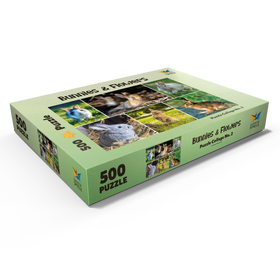 Darstellung des Puzzle Motivs Hasen & Kaninchen - Collage No. 2 - Puzzleteile: 500