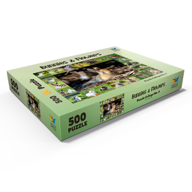 Darstellung des Puzzle Motivs Hasen & Kaninchen - Collage No. 4 - Puzzleteile: 500