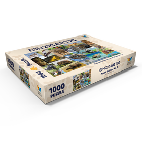 Alternative Darstellung des Puzzle-Motivs Bedrohte Tierarten - Collage No. 1 – Puzzleteile: 1000