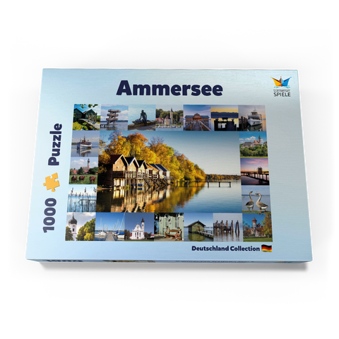 Ammersee Collage No. 1 - Bayern, Deutschland 1000 Puzzle Schachtel Ansicht3