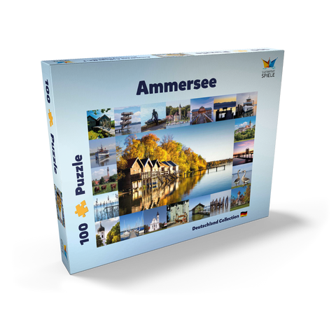 Ammersee Collage No. 1 - Bayern, Deutschland 100 Puzzle Schachtel Ansicht2