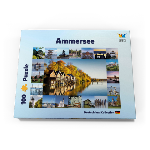 Ammersee Collage No. 1 - Bayern, Deutschland 100 Puzzle Schachtel Ansicht3
