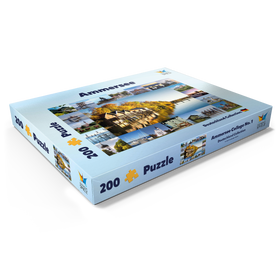 Alternative Darstellung des Puzzle-Motivs Ammersee Collage No. 1 - Bayern, Deutschland – Puzzleteile: 200