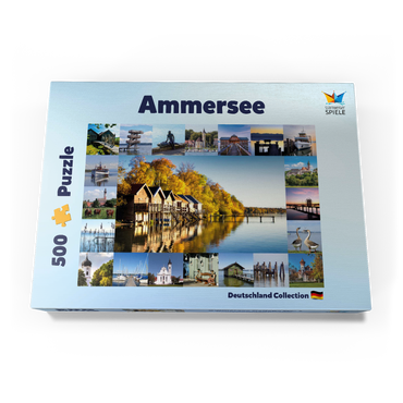 Ammersee Collage No. 1 - Bayern, Deutschland 500 Puzzle Schachtel Ansicht3