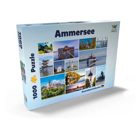 Ammersee Collage No. 2 - Bayern, Deutschland 1000 Puzzle Schachtel Ansicht2