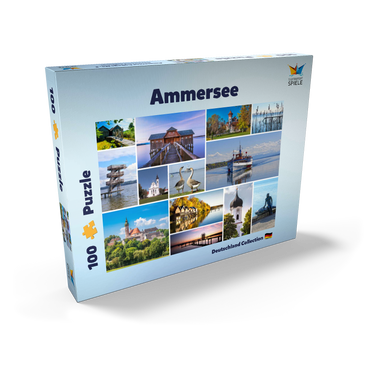 Ammersee Collage No. 2 - Bayern, Deutschland 100 Puzzle Schachtel Ansicht2