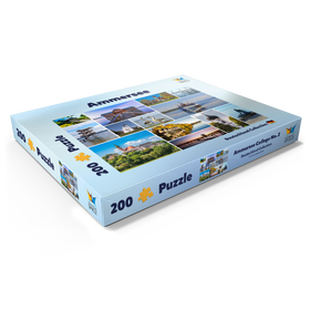 Alternative Darstellung des Puzzle-Motivs Ammersee Collage No. 2 - Bayern, Deutschland – Puzzleteile: 200