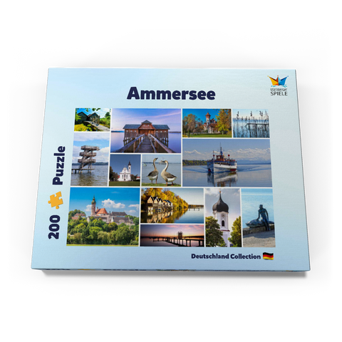 Ammersee Collage No. 2 - Bayern, Deutschland 200 Puzzle Schachtel Ansicht3