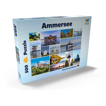 Ammersee Collage No. 2 - Bayern, Deutschland 500 Puzzle Schachtel Ansicht2